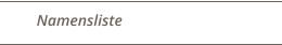 Namensliste